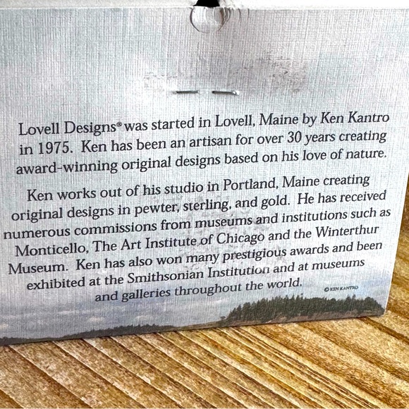 Lovell Designs - Starfish Drop Pewter Earrings, NWT - Picture 4 of 4